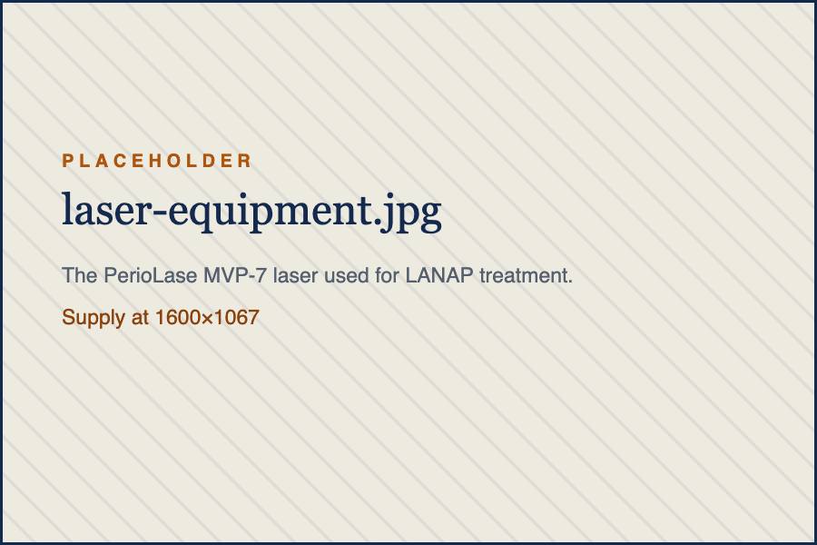 The PerioLase MVP-7 laser used for LANAP treatment.